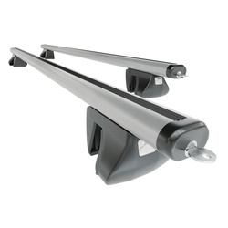 Aluminiowy bagażnik dachowy do Isuzu D-max Pick-Up (2012-2020) - belki dachowe z uchwytem - Amos - Alfa - Aero - reling