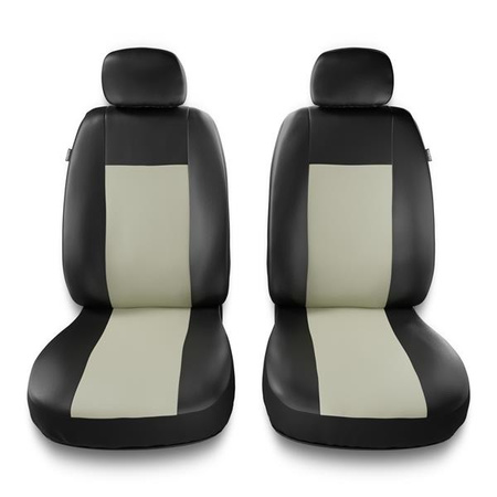 Uniwersalne pokrowce samochodowe do Audi A6 C4, C5, C6, C7, C8 (1994-2019) - pokrowce na fotele - Auto-Dekor - Comfort 1+1 - beżowy