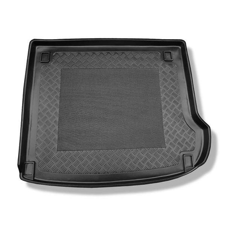 Mata do bagażnika do Hyundai Santa Fe II CM SUV (04.2006-08.2012) - antypoślizgowa - samochodowy dywanik bagażnika - Aristar - Standard - 7 miejsc; trzeci rząd opuszczony