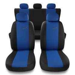 Uniwersalne pokrowce samochodowe do Peugeot 407 (2004-2011) - pokrowce na fotele - Auto-Dekor - XR - niebieski