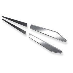 Stalowe listwy boczne do Chevrolet Malibu Sedan (4 drzwi) - (2011-2015) - Croni - W - srebrny (mat)