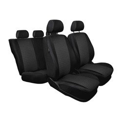 Pokrowce szyte na miarę do Audi A3 8L Hatchback (1996-2003) - pokrowce na fotele samochodowe - Auto-Dekor - Practic - czarny