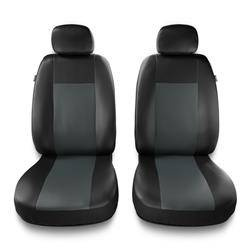 Uniwersalne pokrowce samochodowe do Peugeot 306 (1993-2003) - pokrowce na fotele - Auto-Dekor - Comfort 1+1 - szary