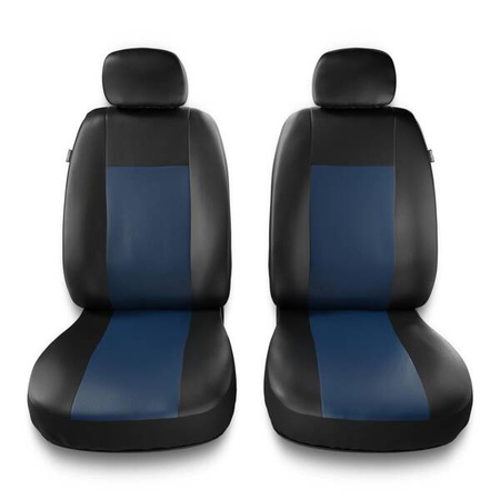 Uniwersalne pokrowce samochodowe do Renault Talisman (2015-2023) - pokrowce na fotele - Auto-Dekor - Comfort 1+1 - niebieski