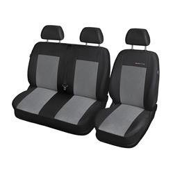 Pokrowce szyte na miarę do Renault Trafic II Van (2001-2014) tylko przednie fotele - pokrowce na fotele samochodowe - Auto-Dekor - Elegance - P-2