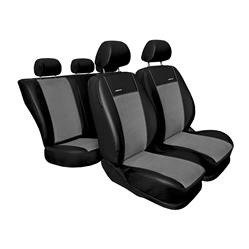 Pokrowce szyte na miarę do Toyota Corolla IX Hatchback, Kombi, Sedan (2002-2007) - pokrowce na fotele samochodowe - Auto-Dekor - Premium - szary