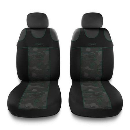 Koszulki na siedzenia do Ford Mondeo MK4, MK5 (2007-2021) - Auto-Dekor - Stylus 1+1 - zielony