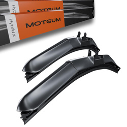 Wycieraczki samochodowe na przednią szybę do BMW Seria 1 F20, F21 Hatchback (09.2011-05.2019) - pióra wycieraczek - Motgum - pióra Hybrid X