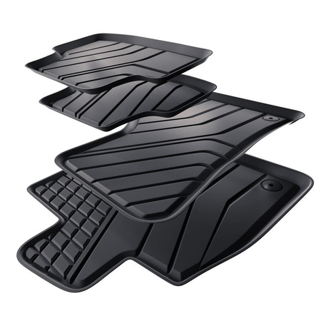 Dywaniki TPE do Seat Leon III Hatchback, Sportstourer (2013-2020) - korytkowe dywaniki samochodowe - Amal Plast - SPART line - 4 szt.