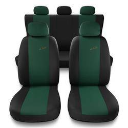 Uniwersalne pokrowce samochodowe do Suzuki Grand Vitara I, II (1997-2014) - pokrowce na fotele - Auto-Dekor - XR - zielony