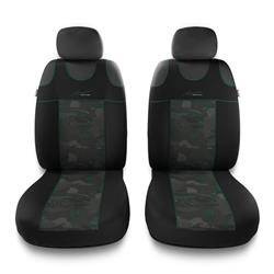 Koszulki na siedzenia do Audi Q3 I, II (2011-2019) - Auto-Dekor - Stylus 1+1 - zielony