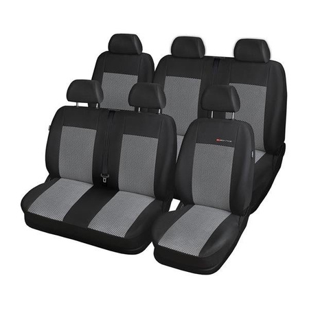 Pokrowce szyte na miarę do Volkswagen Multivan T5 Van (2003-2015) na dwa rzędy siedzeń - pokrowce na fotele samochodowe - Auto-Dekor - Elegance - P-2