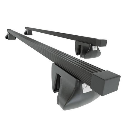 Stalowy bagażnik dachowy do Jeep Grand Cherokee Limited SUV (2005-2010) - belki dachowe z uchwytem - Amos - Alfa - O - reling