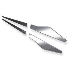 Stalowe listwy boczne do Alfa Romeo 156 Crosswagon, Sportwagon (5 drzwi) - (1997-2006) - Croni - X - srebrny (mat)