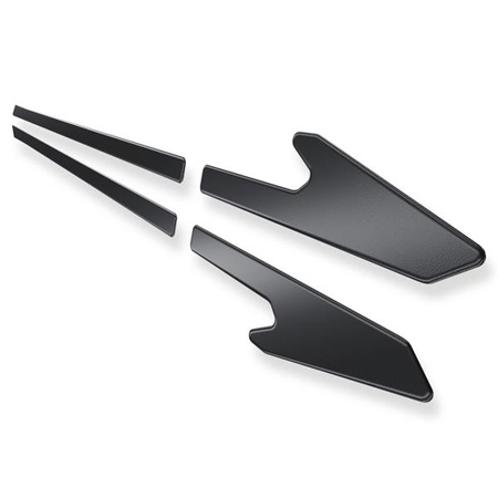 Stalowe listwy boczne do Ford Mondeo IV Hatchback (5 drzwi) - (2007-2013) - Croni - Y - czarny (skórka pomarańczy)