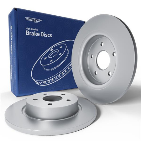 2x Tarcze hamulcowe do Volvo V50 I Kombi (2003-2012) - pełne - 280mm - Tomex - TX 71-75 (oś tylna)