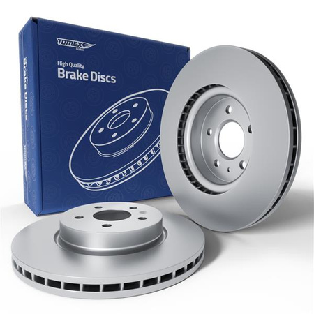 2x Tarcze hamulcowe do Audi Q5 8R SUV (2008-2017) - wentylowane - 320mm - Tomex - TX 72-56 (oś przednia)