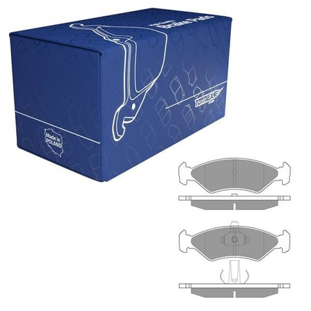 Klocki hamulcowe do Ford Ka I Hatchback (1996-2000) - Tomex - TX 12-54 (oś przednia)