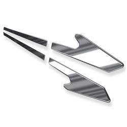 Stalowe listwy boczne do Ford Mondeo IV Hatchback (5 drzwi) - (2007-2013) - Croni - Y - srebrny (połysk)