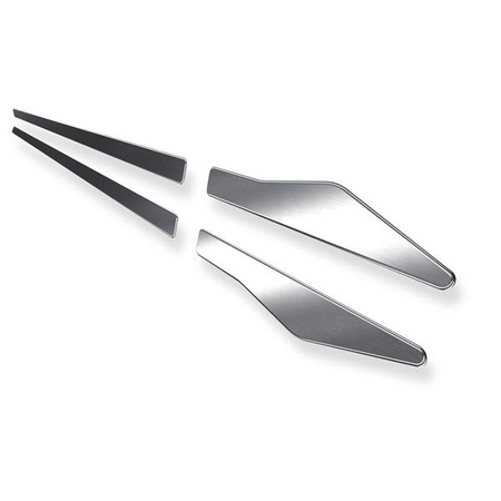 Stalowe listwy boczne do Alfa Romeo 156 Crosswagon, Sportwagon (5 drzwi) - (1997-2006) - Croni - X - srebrny (mat)