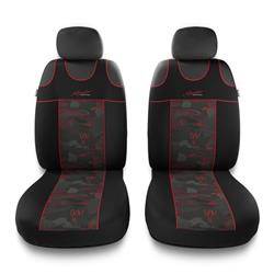 Koszulki na siedzenia do Daewoo Nubira (2002-2012) - Auto-Dekor - Stylus 1+1 - czerwony