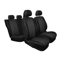 Pokrowce szyte na miarę do Citroen C1 Hatchback (2005-2014) - pokrowce na fotele samochodowe - Auto-Dekor - Practic - czarny
