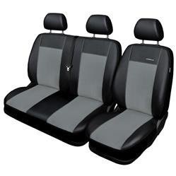 Pokrowce szyte na miarę do Citroen Jumper I Van (1994-2006) - pokrowce na fotele samochodowe - Auto-Dekor - Premium - szary
