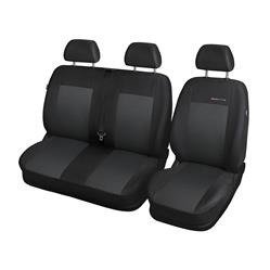 Pokrowce szyte na miarę do Peugeot Partner II Van (2008-2019) fotel kierowcy i ławka - pokrowce na fotele samochodowe - Auto-Dekor - Elegance - P-3