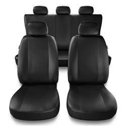 Uniwersalne pokrowce samochodowe do Honda City I, II, III, IV, V (1981-2013) - pokrowce na fotele - Auto-Dekor - Comfort - czarny