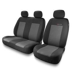 Uniwersalne pokrowce samochodowe do Nissan Interstar I, II (2002-2011) - pokrowce na fotele - Auto-Dekor - Elegance 2+1 - P-2