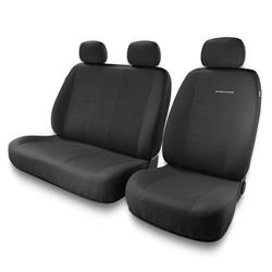 Uniwersalne pokrowce samochodowe do Nissan Interstar I, II (2002-2011) - pokrowce na fotele - Auto-Dekor - Elegance 2+1 - P-4