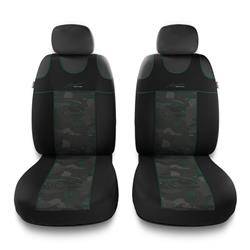 Koszulki na siedzenia do Fiat Sedici (2006-2014) - Auto-Dekor - Stylus 1+1 - zielony