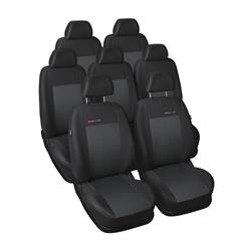 Pokrowce szyte na miarę do Seat Alhambra II Van (2010-2020) z fotelikami w tylnych fotelach - pokrowce na fotele samochodowe - Auto-Dekor - Elegance - P-3