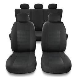 Uniwersalne pokrowce samochodowe do BMW Seria 2 F22, F45 (2013-2019) - pokrowce na fotele - Auto-Dekor - Modern - MC-2 (szary)