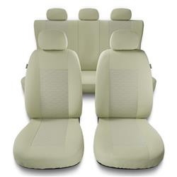 Uniwersalne pokrowce samochodowe do Chevrolet Trax (2013-2019) - pokrowce na fotele - Auto-Dekor - Modern - MP-3 (beż)