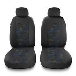 Uniwersalne pokrowce samochodowe do Citroen DS5 (2011-2015) - pokrowce na fotele - Auto-Dekor - Elegance 1+1 - niebieski