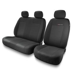 Uniwersalne pokrowce samochodowe do Citroen Jumpy I, II (1994-2016) - pokrowce na fotele - Auto-Dekor - Elegance 2+1 - P-3