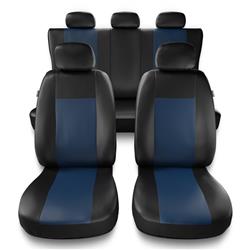 Uniwersalne pokrowce samochodowe do Ford Edge I, II (2007-2020) - pokrowce na fotele - Auto-Dekor - Comfort - niebieski