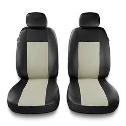 Uniwersalne pokrowce samochodowe do Honda Accord V, VI, VII, VIII (1993-2016) - pokrowce na fotele - Auto-Dekor - Comfort 1+1 - beżowy
