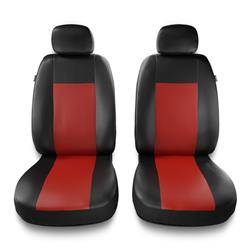 Uniwersalne pokrowce samochodowe do Honda Civic VI, VII, VIII, IX, X (1995-2021) - pokrowce na fotele - Auto-Dekor - Comfort 1+1 - czerwony