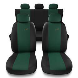 Uniwersalne pokrowce samochodowe do Hyundai Elantra III, IV, V, VI, VII (2000-....) - pokrowce na fotele - Auto-Dekor - XR - zielony