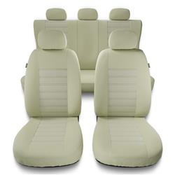 Uniwersalne pokrowce samochodowe do Hyundai Matrix (2001-2010) - pokrowce na fotele - Auto-Dekor - Modern - MG-3 (beż)