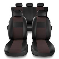 Uniwersalne pokrowce samochodowe do Hyundai i20 I, II (2008-2019) - pokrowce na fotele - Auto-Dekor - Exclusive - E5