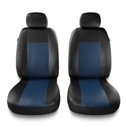 Uniwersalne pokrowce samochodowe do Hyundai ix35 (2010-2015) - pokrowce na fotele - Auto-Dekor - Comfort 1+1 - niebieski