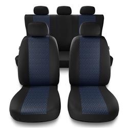 Uniwersalne pokrowce samochodowe do Kia Soul I, II (2009-2016) - pokrowce na fotele - Auto-Dekor - Profi - niebieski