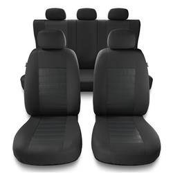 Uniwersalne pokrowce samochodowe do Seat Ibiza I, II, III, IV, V (1984-2019) - pokrowce na fotele - Auto-Dekor - Modern - MG-2 (szary)
