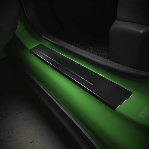 Stalowe nakładki na progi do Ford Fiesta MK5 Hatchback (5