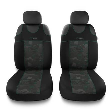 Koszulki na siedzenia do Hyundai Santa Fe I, II, III, IV (2000-2019) - Auto-Dekor - Stylus 1+1 - zielony