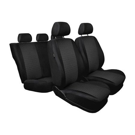 Pokrowce szyte na miarę do Ford S-MAX Minivan (2006-2015) - pokrowce na fotele samochodowe - Auto-Dekor - Practic - czarny