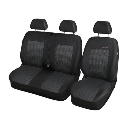 Pokrowce szyte na miarę do Opel Vivaro II Furgon (2014-2019) tylko przednie fotele - pokrowce na fotele samochodowe - Auto-Dekor - Elegance - P-3